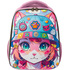 Ранец Комус Класс Light1 Девочка кошка анатомический фиолетовый с одним  отделением