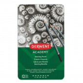 Набор карандашей чернографитных Derwent Academy Sketching Tin 12 штук 5H-6B