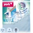 Салфетка хозяйственная для стёкол и зеркал York Waffle микрофибра 35x35  см 330 г/кв.м голубая купить в интернет-магазине товаров для офиса и дома ТопГрад с доставкой