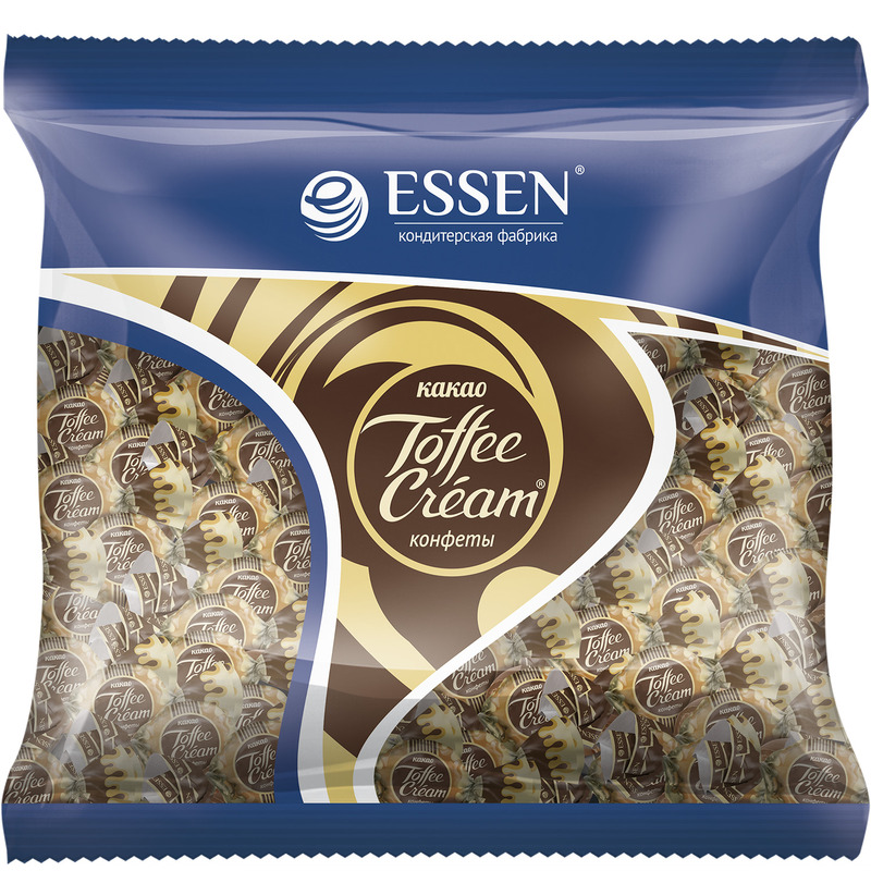 Конфеты глазированные Essen Toffee Cream с кремовой начинкой 500 г