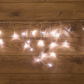 Гирлянда светодиодная Neon-Night Айсикл бахрома белый свет 48 светодиодов (1.8х0.5 м)