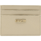 Картхолдер Fabretti натуральная кожа на 5 карт бежевый