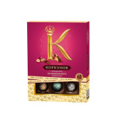 Шоколадные конфеты А.Коркунов ассорти молочного шоколада 110 г