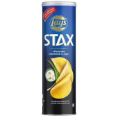 Чипсы Lays Stax со вкусом сметаны и лука 140 г купить в интернет-магазине товаров для офиса и дома ТопГрад с доставкой