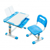 Комплект детской мебели Vanda Blue Cubby парта со стулом регулируемые (белый/голубой)