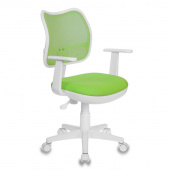 Кресло детское Бюрократ CH-W797 (ткань/сетка зеленая)