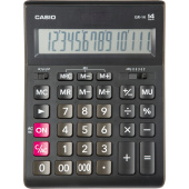 Калькулятор настольный Casio GR-14 14-разрядный черный 209х155х34 мм