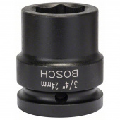 Головка ударная Bosch торцовая 3/4 24 мм (1608556015)