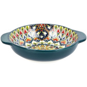 Салатник фарфоровый Nouvelle Home Arabesque 1200 мл разноцветный 6 штук в упаковке (0860015)