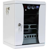 Шкаф телекоммуникационный настенный ЦМО 12U ШРН-12.255-10 (600x320x305 мм)