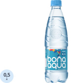 Вода питьевая Bona Aqua негазированная 0,5 л купить в интернет-магазине товаров для офиса и дома ТопГрад с доставкой