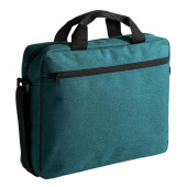 Конференц-сумка из полиэстера синяя (38x30x8 см)