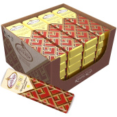 Шоколадный батончик Фабрика им. Крупской с помадно-сливочной начинкой 47 г (20 штук в упаковке)