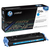 Картридж лазерный HP 124A Q6001A голубой оригинальный