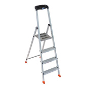 Стремянка алюминиевая 4 ступени Krause Safety 128942