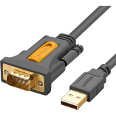 Переходник Ugreen CR104 USB Type-A - DB9 RS-232 - RS-232 2 метра (20222_)
