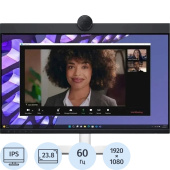 Монитор 23.8" Dell P2424HEB чёрный/серебристый