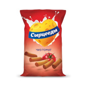 Снеки Сырцееды Сыр копченый томат 23 г купить в интернет-магазине товаров для офиса и дома ТопГрад с доставкой