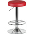 Табурет барный Dobrin Bruno бордовый/хромированный (искусственная  кожа/металл) купить в интернет-магазине товаров для офиса и дома ТопГрад с доставкой