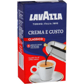 Кофе молотый Lavazza Crema e Gusto Classico 250 г (вакуумная упаковка) купить в интернет-магазине товаров для офиса и дома ТопГрад с доставкой