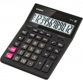 Калькулятор настольный ПОЛНОРАЗМЕРНЫЙ Casio GR-12 12-разрядный черный