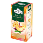 Чай черный Ahmad Tea Peach & Passion Fruit 25 пакетиков (персик, маракуйя)