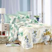 Комплект постельного белья Эльф Satin Collection Батик 1.5-спальное  микросатин 70x70 см