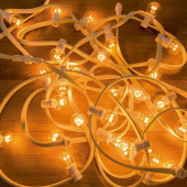 Гирлянда светодиодная уличная Neon-Night Galaxy BulbString линия теплый белый свет 180 светодиодов (10 м)