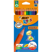 Карандаши цветные Bic Kids Evolution 12 цветов шестигранные