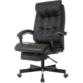 Кресло для руководителя Easy Chair 624 с массажным модулем чёрное   (экокожа, пластик)