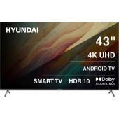 Телевизор 43" Hyundai H-LED43BU7009 черный