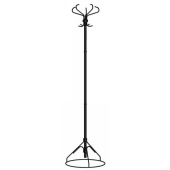 Вешалка напольная Ажур 2Ф на 5 персон черная