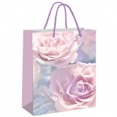 Пакет подарочный ламинированный Розовый (45x33x10 см)