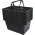 Корзина покупательская пластик чёрная купить в интернет-магазине товаров для офиса и дома ТопГрад с доставкой