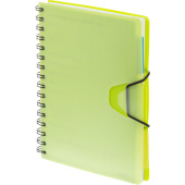Ежедневник недатированный Attache Bright Colours пластик А5 136 листов зеленый (165х208 мм)