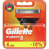 Сменные кассеты для бритья Gillette Fusion (4 штуки в упаковке)