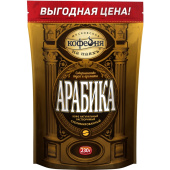 Кофе растворимый Московская кофейня на паяхъ Арабика 230 г (пакет) купить в интернет-магазине товаров для офиса и дома ТопГрад с доставкой