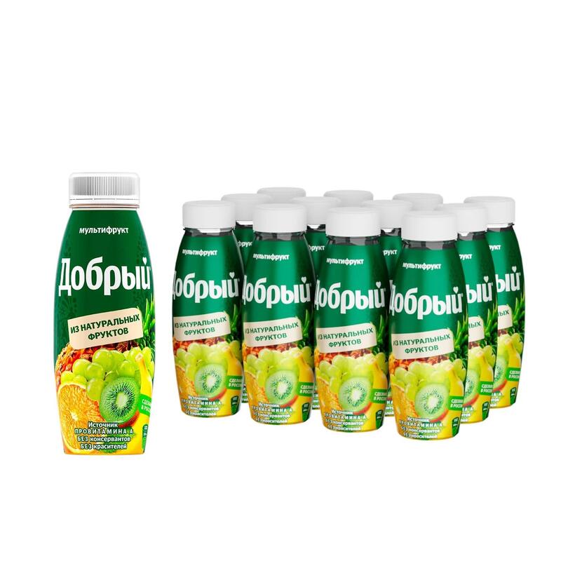 Нектар Добрый мультифруктовый 0.3 л (12 штук в упаковке)