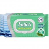 Влажные салфетки антибактериальные Salfeti 72 штуки в упаковке