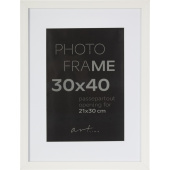 Рамка с паспарту Gloria White А3 21x30 см пластиковый багет 20 мм белая