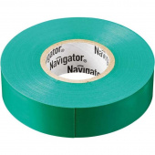 Изолента Navigator ПВХ 19 мм x 20 м зеленая