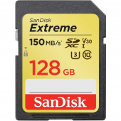 Карта памяти SanDisk Extreme SDXC UHS-I Cl10 SDSDXV5-128G-GNCIN