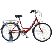 Велосипед городской Stels Legenda 290 V Z010 диаметр колёс 26 дюймов  2025 красный купить в интернет-магазине товаров для офиса и дома ТопГрад с доставкой