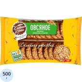 Печенье сдобное Хлебный Спас Овсяное Злаковое ассорти 500 г купить в интернет-магазине товаров для офиса и дома ТопГрад с доставкой