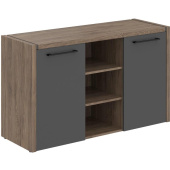 Тумба под фригобар Morris Trend MTF140 (антрацит/кария пальмира, 1400х492х828 мм)