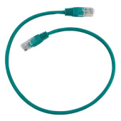 Патч-корд витая пара Cablexpert PP12-0.5M/G 5e 0,5 м