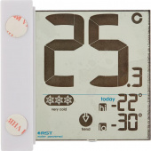 Цифровой термометр оконный на солнечной батарее и липучке RST 01391