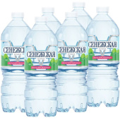 Вода минеральная Сенежская негазированная 1 л купить в интернет-магазине товаров для офиса и дома ТопГрад с доставкой
