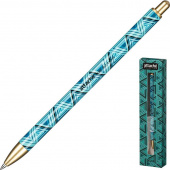 Ручка шариковая Attache Selection Delta цвет чернил синий цвет корпуса зеленый
