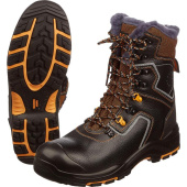 Ботинки высокие рабочие зимние Perfect Protection ПУ-нитрил из натуральной кожи с композитным подноском черные (размер 36) Ботинки высокие рабочие зимние Perfect Protection ПУ-нитрил из натуральной кожи с композитным подноском черные (размер 36)